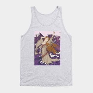 Pre-Raphaelite girl 3 (Purple) Tank Top